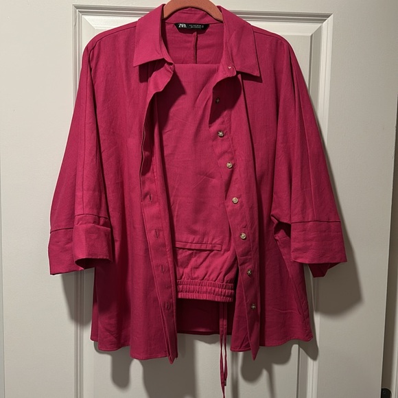 Zara linen blend set - Picture 3 of 3